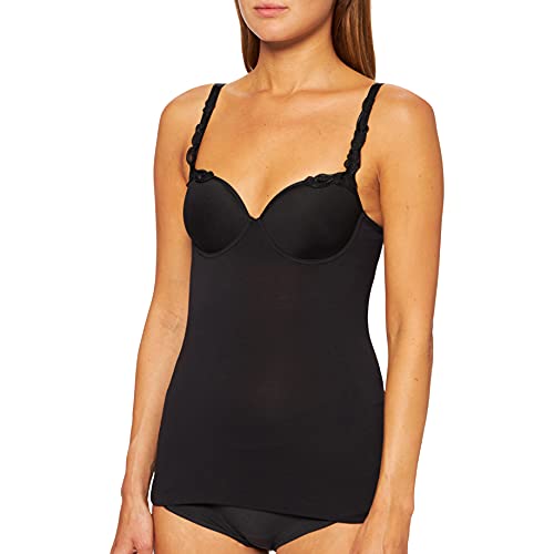 Triumph Modern Finesse Viscose Biustonosz T-shirt damski bez rękawów, czarny, No Aplica (Talla del fabricante: 70C)