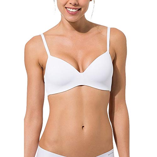 Skiny Damski biustonosz Micro Essentials bez fiszbin, biały, 80B