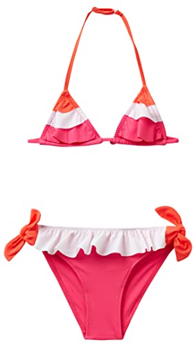 United Colors of Benetton Dziewczęcy dwuczęściowy kostium kąpielowy, multicolore 8j2, S