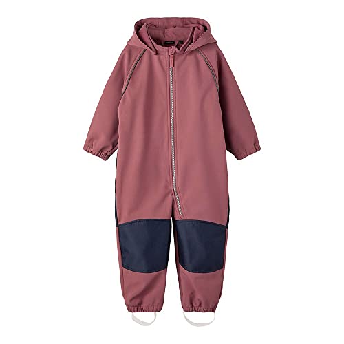 NAME IT Unisex Nmnalfa Softshell Suit Solid Fo Noos kurtka, Wistful Mauve, 116