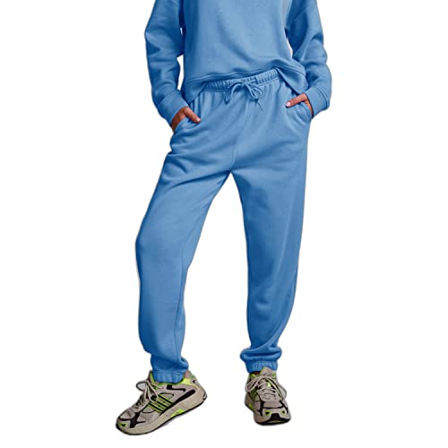 PIECES Damskie spodnie dresowe PCCHILLI HW Sweat Pants NOOS BC, Granada Sky, L