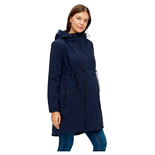 MAMALICIOUS Damska kurtka softshell Mlshella 3 w 1 Tikka Noos, Niebieski (Navy Blazer Navy Blazer), XL
