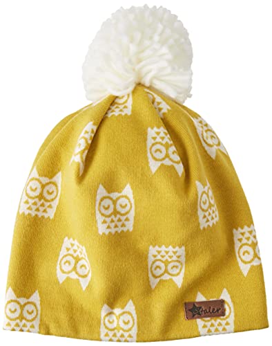 Sterntaler Czapka Slouch-Beanie Euli dla dziewczynek, średni żółty, 49 cm