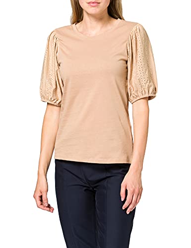 VERO MODA Vmglenn Ss Anglaise Tee JRS Ga t-shirt damski, Nomad, XS