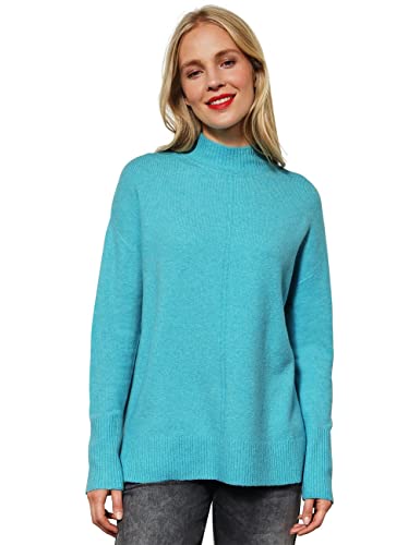 Street One Damski sweter z dzianiny, Funky Jade Melange, 44