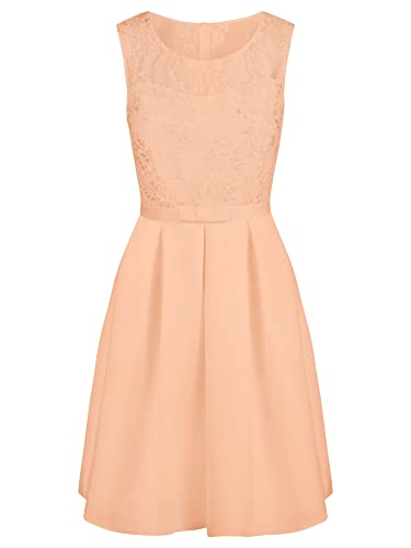 ApartFashion Damska sukienka ślubna, morelowa, normalna, morela, 42