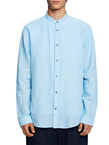 ESPRIT Męska koszula 033EE2F302, 470/Turquoise, XS, 470/turkusowy, XS