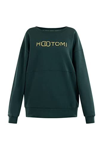 Hootomi damska bluzka, duży rozmiar, zielona, M, ciemnozielony, M