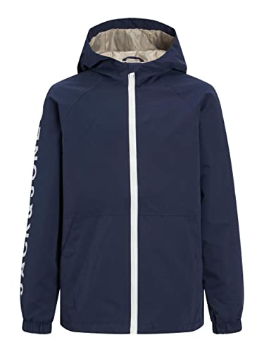JACK & JONES JUNIOR Boy's JORLUKE Jacket SN JNR kurtka, granatowy blezer/szczegóły: JNR Print, 152, Navy Blazer/Szczegóły: JNR Print, 152