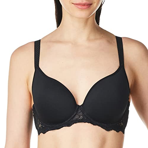 Simone Perele Damski biustonosz Caresse 3D Plunge, czarny, 36C