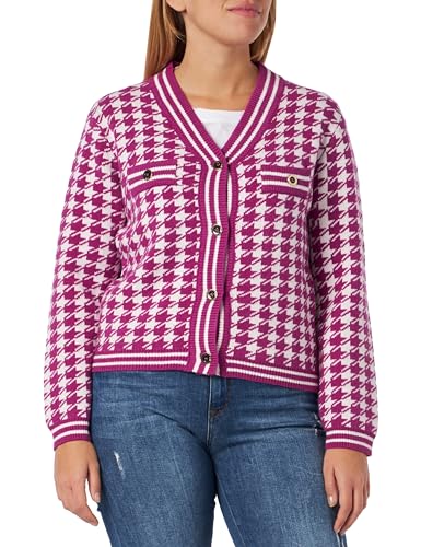 SIDONA Damski kardigan 11025258-SI01, fuksja, XL/XXL, Fuchsia, XL-XXL