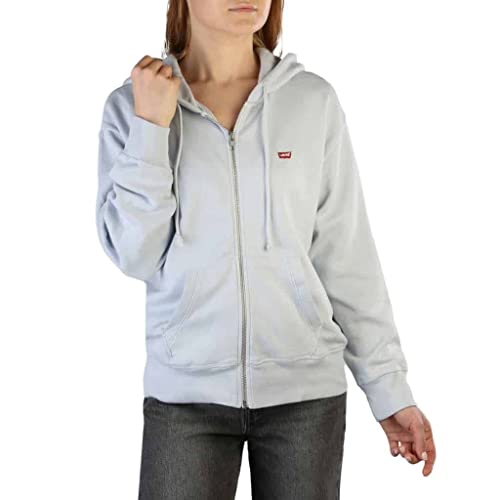 Levi's Damska bluza z kapturem z zamkiem błyskawicznym Arctic Ice, L