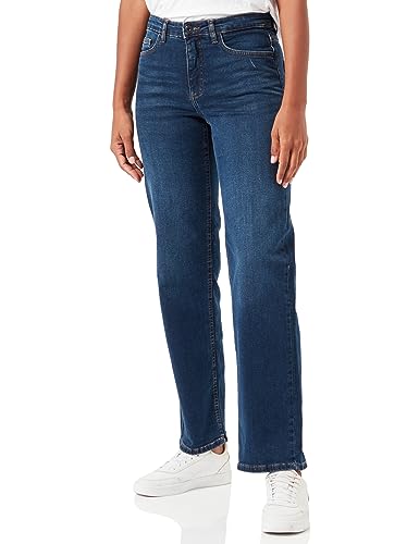 VERO MODA Damski sweter VMSABA LS Highneck NOOS, Beaucoup Blue, M, Beaucoup Blue, M