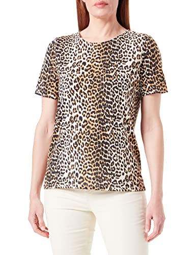 Vila Bluzka damska, Beżowy/Aop: leo, S