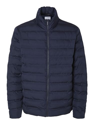 SELETED HOMME Męska kurtka pikowana Slhbarry Noos, niebieski, S