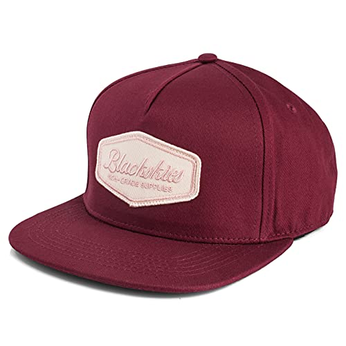 Blackskies Oasis Snapback Cap | daszek unisex Premium Baseball czapka bejsbolówka czapka bejsbolówka czapka bejsbolówka czapka, Oasis czerwone wino, jeden rozmiar