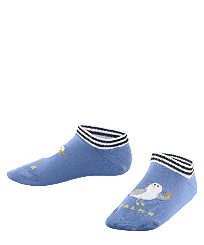 FALKE Uniseks - dzieci Skarpety do trampek Seagull Icecream K SN Bawełna krótkie z wzorem 1 Para, Niebieski (Sky Blue 6033), 19-22 (1-2 lata)