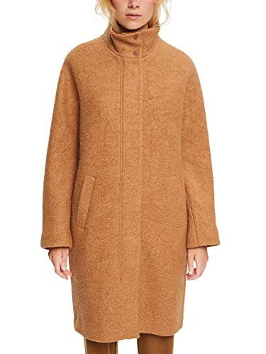 ESPRIT płaszcz z wełną, piaskowy, XXL