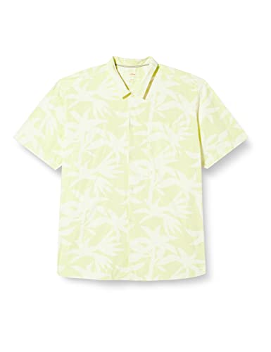 s.Oliver Męska koszula z krótkim rękawem, Zielony 70a2, XXL