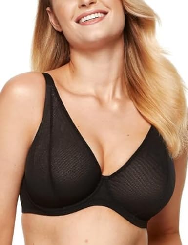 Gorteks Damski biustonosz Valentina, czarny, 95E, czarny, 95E