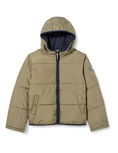 TOM TAILOR Chłopcy Dziecięca kurtka zimowa 1033340, 10415 - Dusty Olive Green, 164