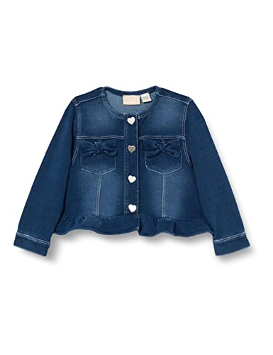 Chicco Giubbotto di Jeans Kurtka, Niebieska, Normalna Dziewczynka 0-38, Niebieski, normale