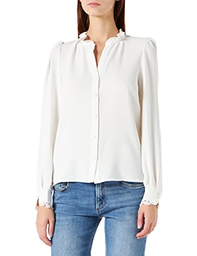 Naf Naf Damska koszula Hipopo C1, kość słoniowa, 44