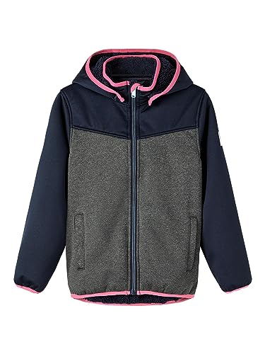 NAME IT Dziewczęca kurtka NMFMADA08 Block FO kurtka, Dark Sapphire, 104, Dark Sapphire, 104 cm