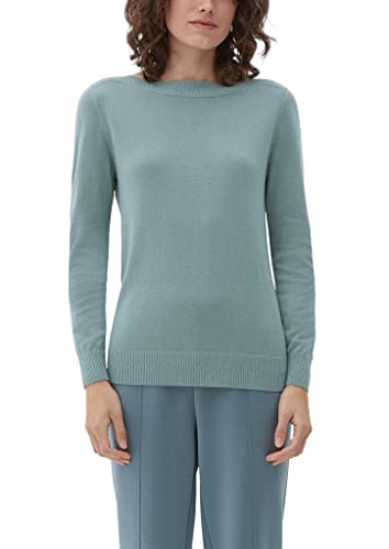 s.Oliver Bernd Freier GmbH & Co. KG Sweter damski z długim rękawem, niebiesko-zielony, 40, Niebieski zielony, 40