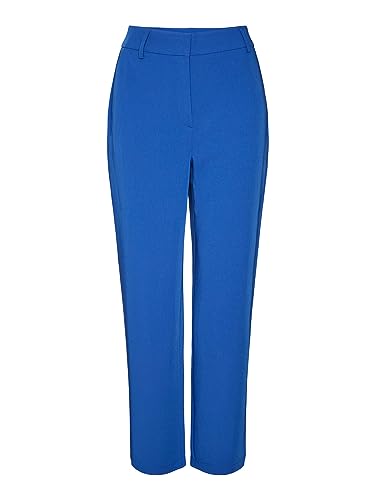 Bestseller A/S Damskie spodnie VMZELDA HR Straight Pant NOOS, Beaucoup Blue, 36/32, Beaucoup Blue, 36W / 32L