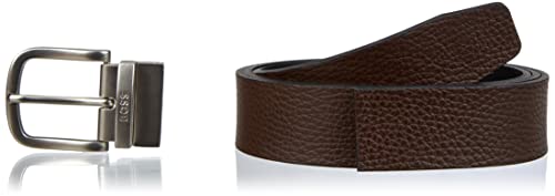 BOSS Męski pasek Osash-Gr_Or35_gp, Dark Brown202, ONESI