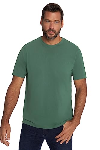 JP 1880 Męski T-shirt z okrągłym dekoltem, Mętny zielony, XL