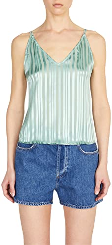 Sisley Damska koszulka Top 5W92LH00L, Aqua 78E, L, Aqua 78e, L
