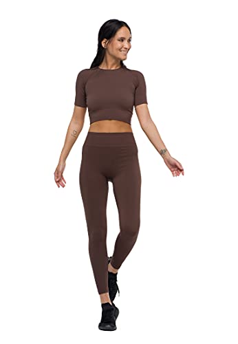 Serce i dusza legginsy Donna-Infinity damskie legginsy sportowe, Orzech laskowy, 95E/rozmiar producenta: 110