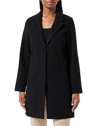 Bestseller A/S Damski płaszcz VMPOP NOOS, czarny, XL, Schwarz, XL