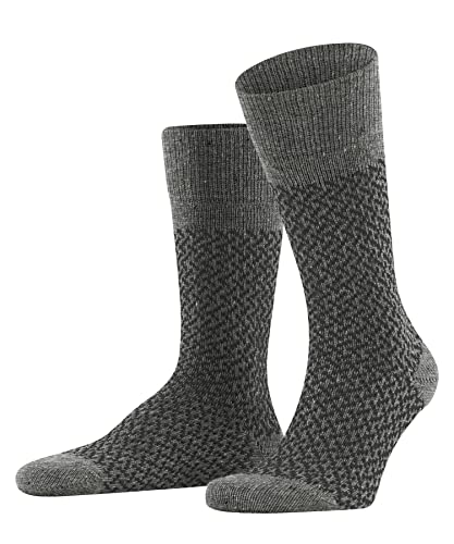 ESPRIT Męski Twill Boot zrównoważona bawełna biologiczna półwysoka z wzorem w paski 1 para skarpet, szary (Light Grey 3400), 39-42