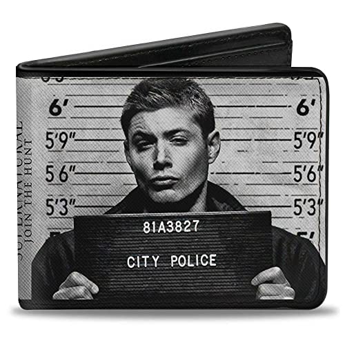 Klamra puchowa uniseks portfel 'Supernatural Dean' + Sam kubek Shots Grays/czarny/biały dwukrotnie składany, wielobarwny, Jeden rozmiar