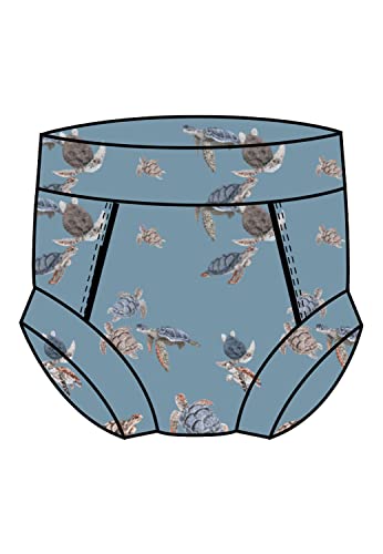 NAME IT Boy's NMMZAMUS Brief W. Shield Badeshorts kąpielowe, Ashley Blue, 98/104, ashley blue, 98-104