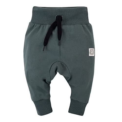 Pinokio Legginsy dziecięce Le Tigre, 95% bawełna, 5% elastan zielone, unisex rozm. 62-104 (62)