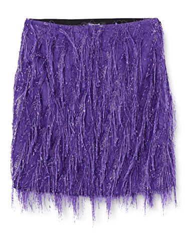 Just Cavalli Spódnica damska, 383 fioletowy, 62