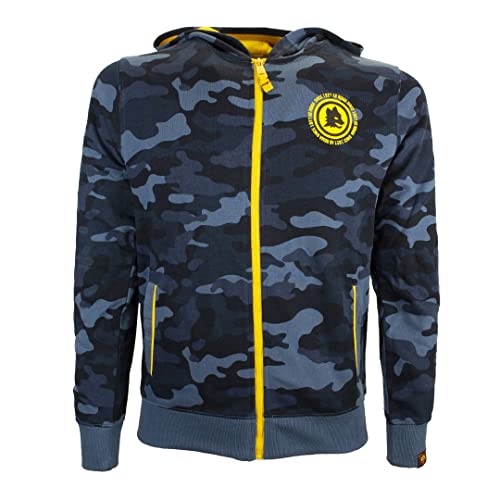 AS Roma As Rom dziecięcy sweter z zamkiem błyskawicznym Camu kurtka, Deep Water Camu, 4
