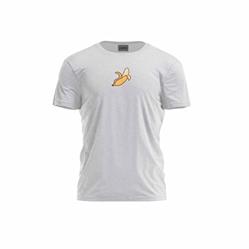 Bona Basics, Męski T-shirt z cyfrowym nadrukiem,% 70% bawełna% 30 poliester, szary, na co dzień, męskie topy, rozmiar: XL, szary, XL