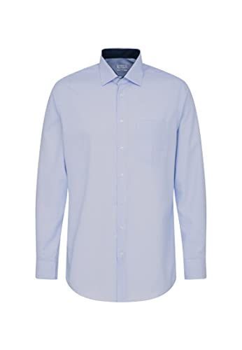 Seidensticker Męska koszula biznesowa, jasnoniebieski, 38 PL