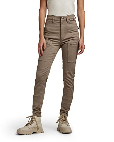 G-STAR RAW Damskie spodnie cargo skinny, Brązowy (Deep Walnut D22890-c105-b743), 30W / 32L
