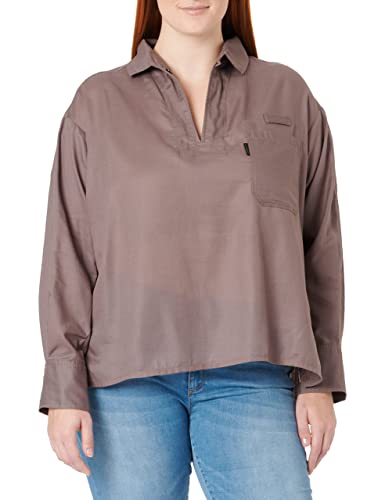 G-STAR RAW Damska koszulka polo Bowling, Fioletowy (Dk Taupe Fungi D22152-c936-4751), L