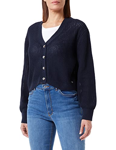 TOM TAILOR Denim Damski kardigan bokserski 1033048, 10668 - Sky Captain Blue, L