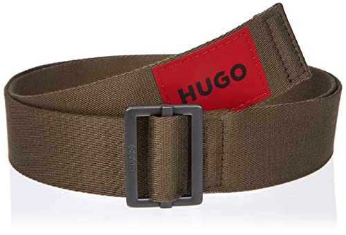 HUGO Pasek męski, Open Green347., XL