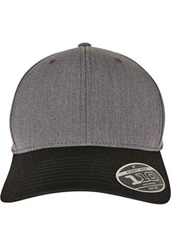 Flexfit Czapka bejsbolowa unisex 110 Melange Mix Cap Darkgrey/Black One Size, Darkgrey/Black, jeden rozmiar