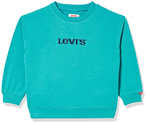 Levi's Kids Bluza chłopięca z logo Lvb Crewneck, Alhambra, 3 Lata