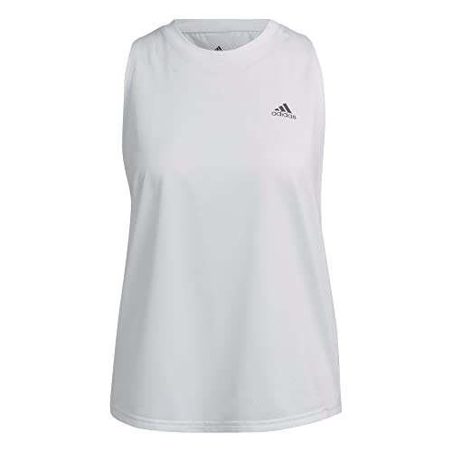 adidas Damski tank top, biały, XS